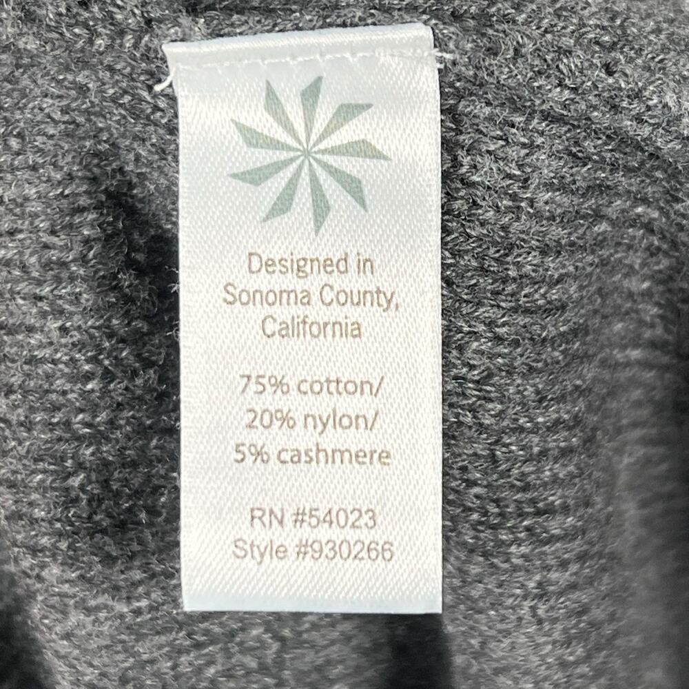Athleta Womens Gray Cable Knit Cowl Neck Sweater Dress Long Sleeve Size Small - Picture 9 of 10